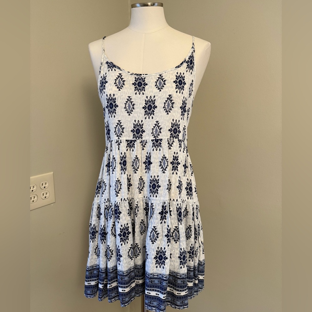 Ocean Drive Blue and White Floral Dress